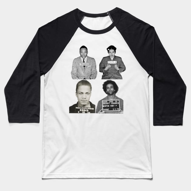 civil unrest Baseball T-Shirt by One Mic History Store